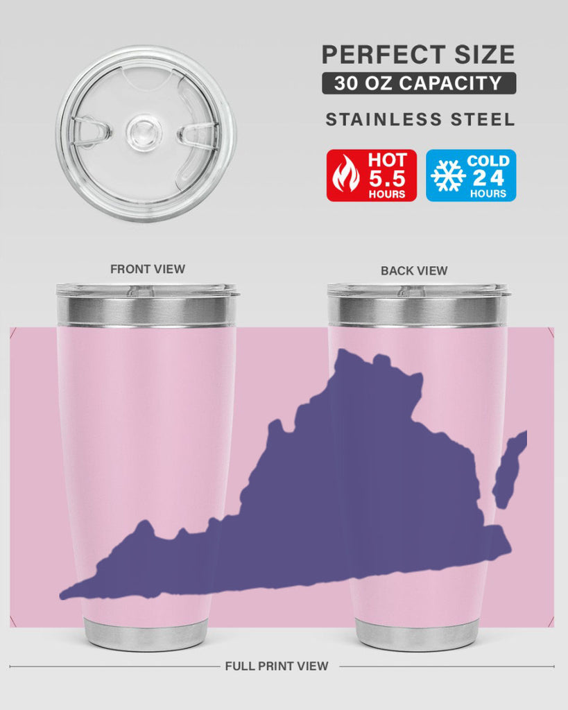 Virginia 5#- stateflags- Tumbler
