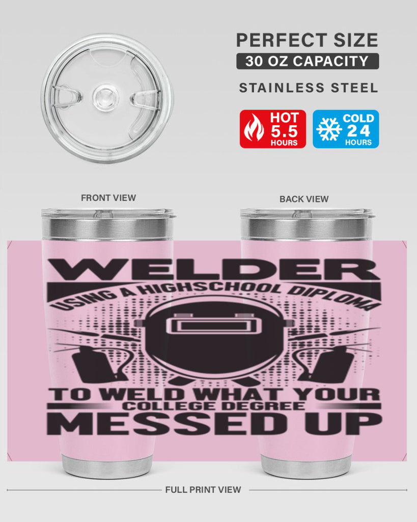 Welder using Style 3#- welder- tumbler