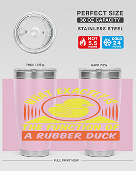 What exactly is the function of a rubber duck Style 10#- duck- Tumbler