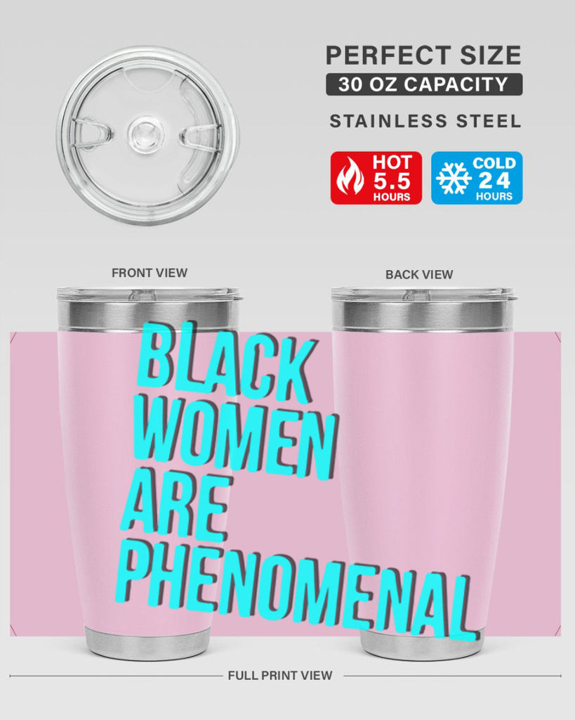 black woman are phenomenal color 216#- black words phrases- Cotton Tank