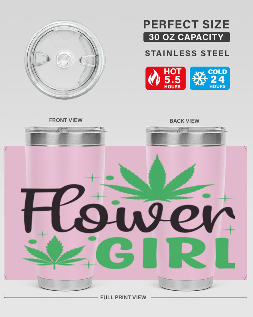 flower girl 83#- marijuana- Tumbler