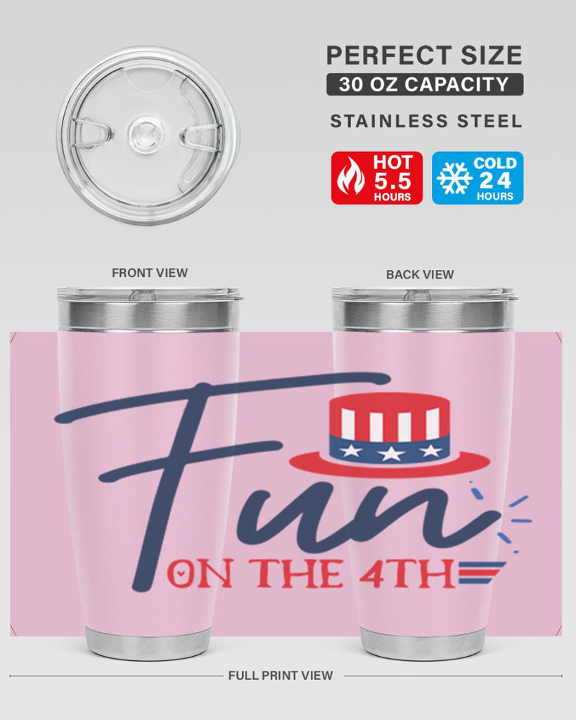 fun on the th Style 18#- Fourt Of July- Tumbler