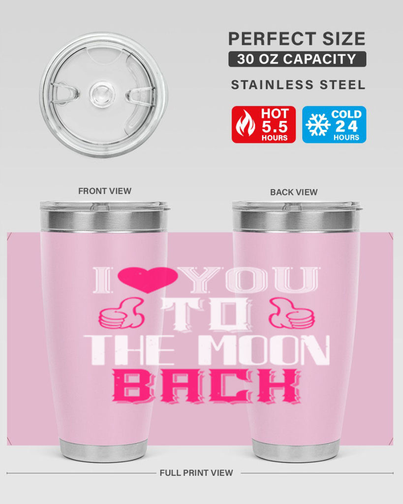 ilove you to the moon beach 49#- valentines day- Tumbler