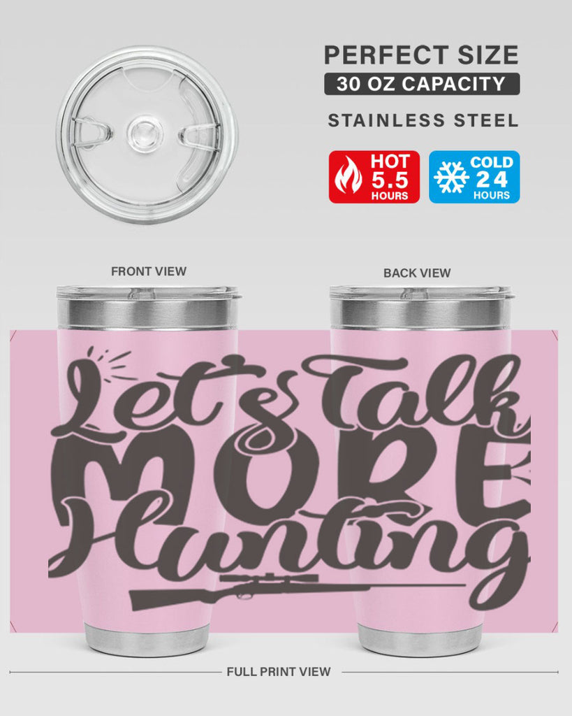 lets talk more hunting 6#- hunting- Tumbler