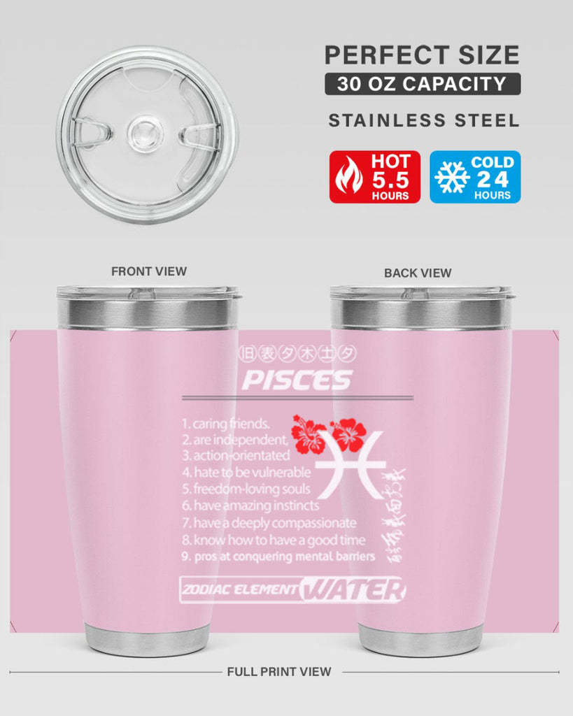 pisces 356#- zodiac- Tumbler