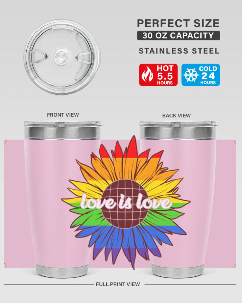 rainbow sunflower love is love 26#- lgbt- Tumbler