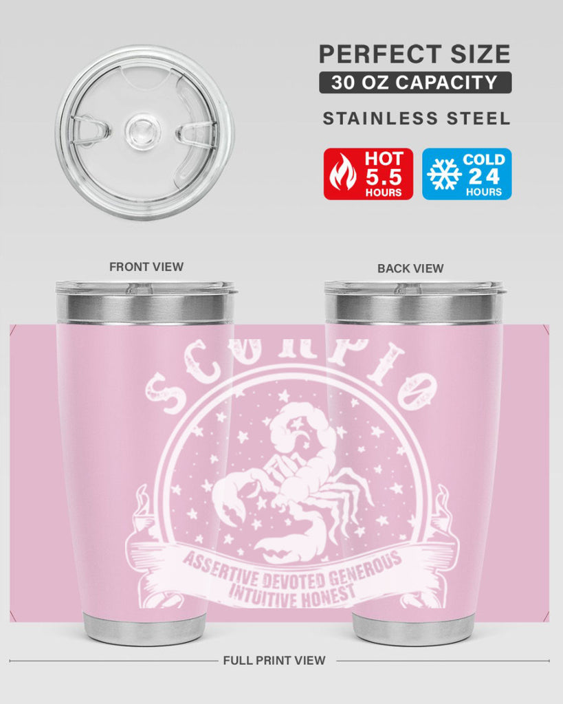 scorpio 30#- zodiac- Tumbler
