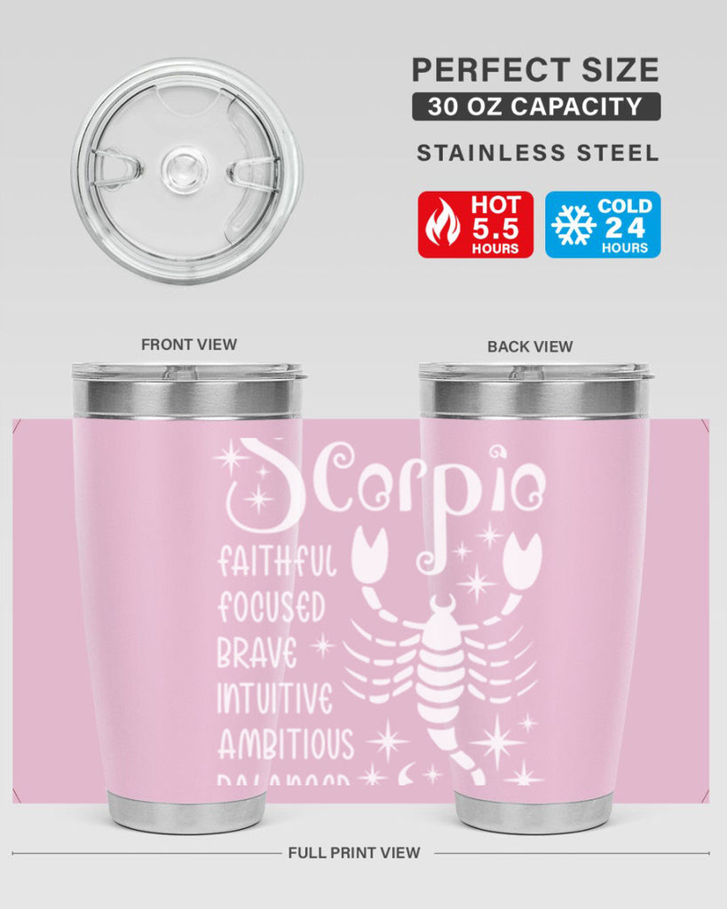 scorpio 435#- zodiac- Tumbler