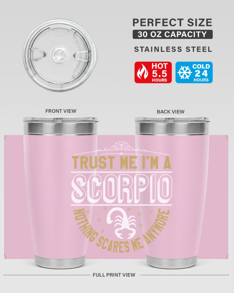 scorpio 458#- zodiac- Tumbler