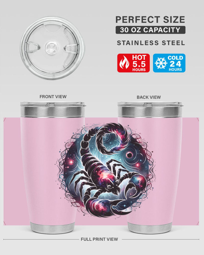 scorpio 463#- zodiac- Tumbler