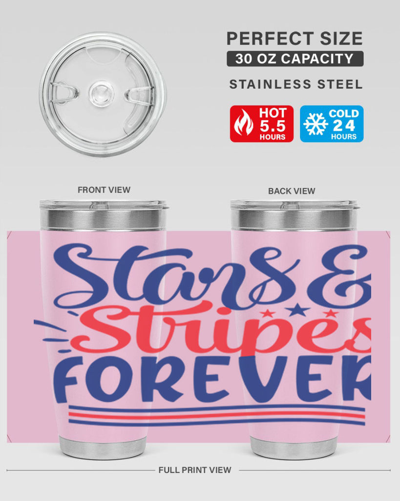 stars stripes forever Style 74#- Fourt Of July- Tumbler