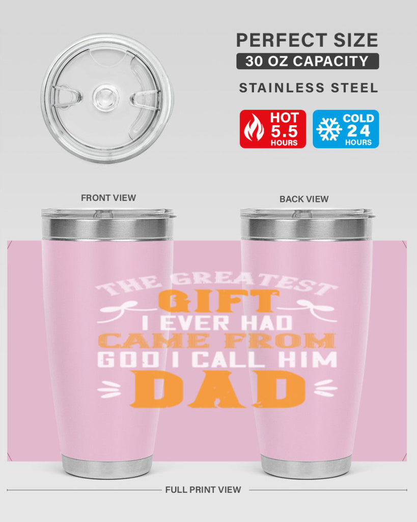 the gratest gift i ever had came from 6#- grandpa - papa- Tumbler