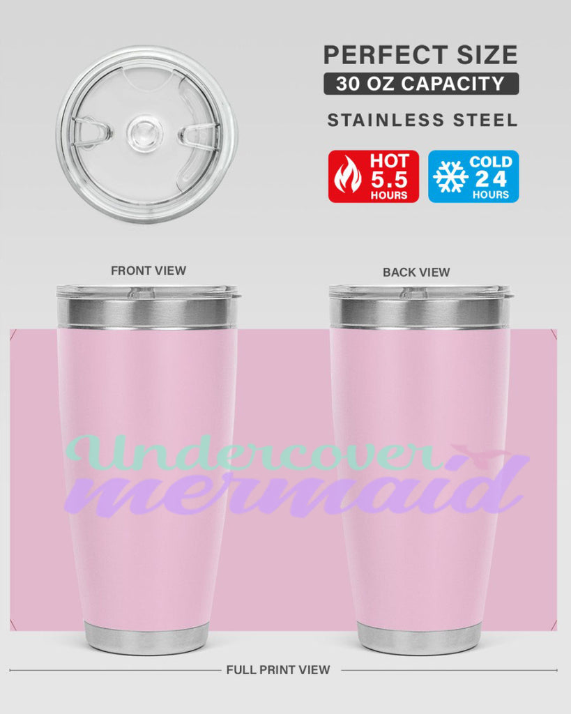 undercover mermaid 8#- mermaid- Tumbler