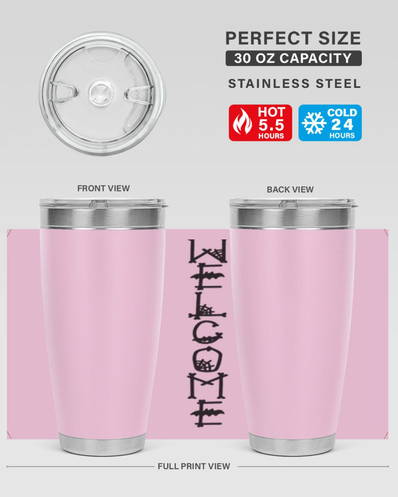welcome 12#- halloween- Tumbler