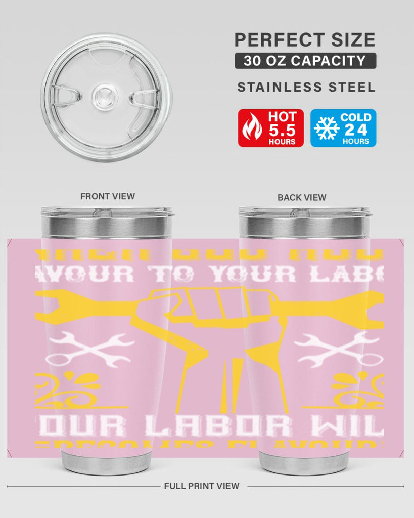 when god adds favour to your labor your labor will becomes flavour 49#- labor day- Tumbler