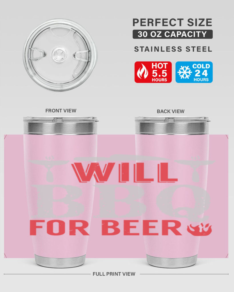 will bbq for beer 5#- bbq- Tumbler