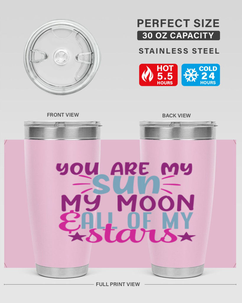 you are my sun my moon all of my stars 5#- family- Tumbler