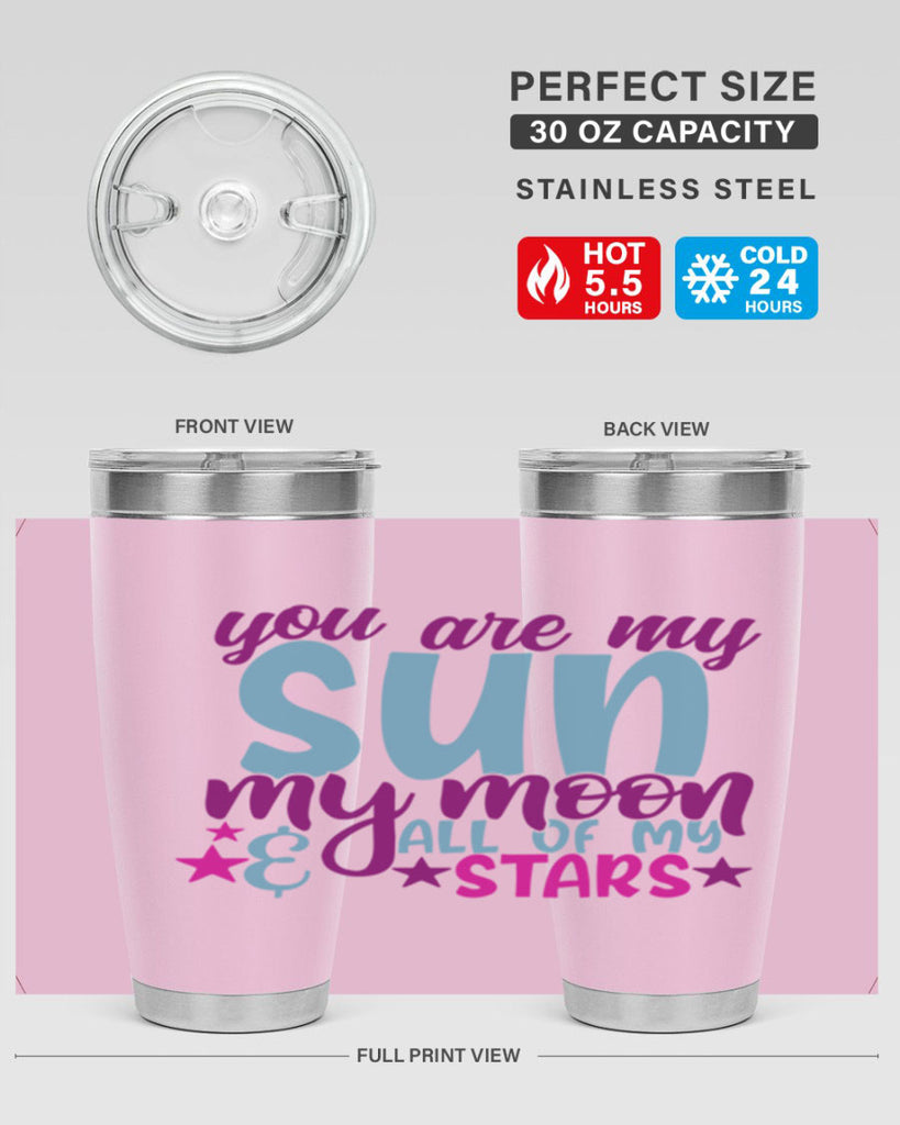 you are my sun my moon all of my stars 6#- family- Tumbler