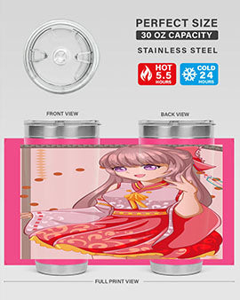 A beautiful and happy girl with kimono 104#- anime- Tumbler