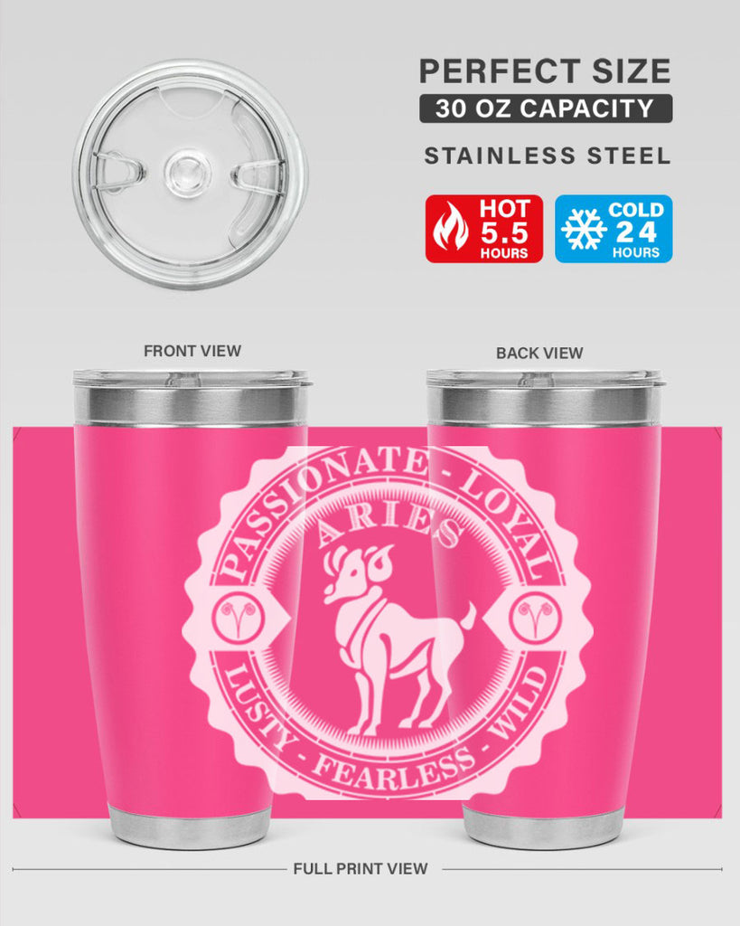 Aries 4#- zodiac- Tumbler