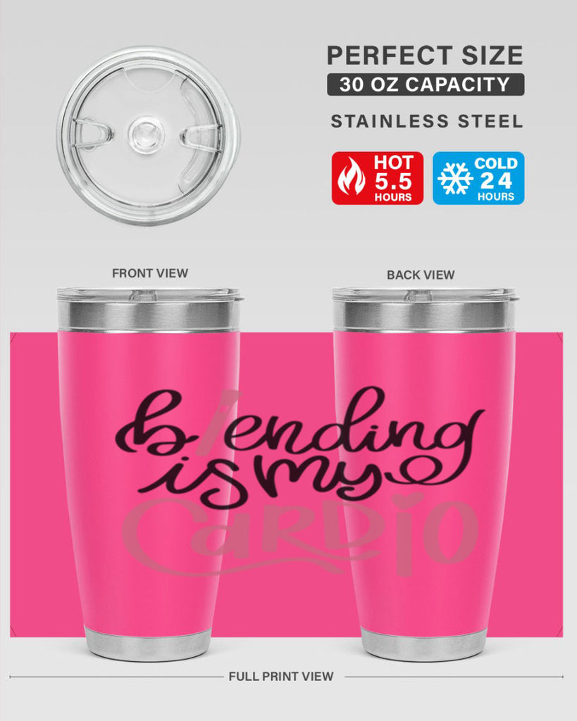 Blending is my Cardio Style 130#- make up- Tumbler