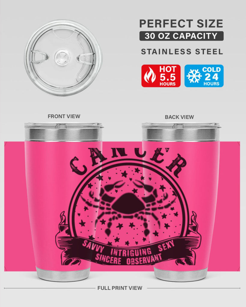 Cancer 13#- zodiac- Tumbler