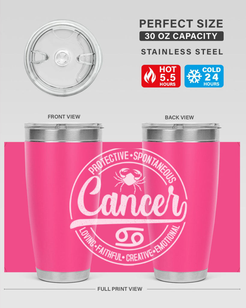Cancer 154#- zodiac- Tumbler