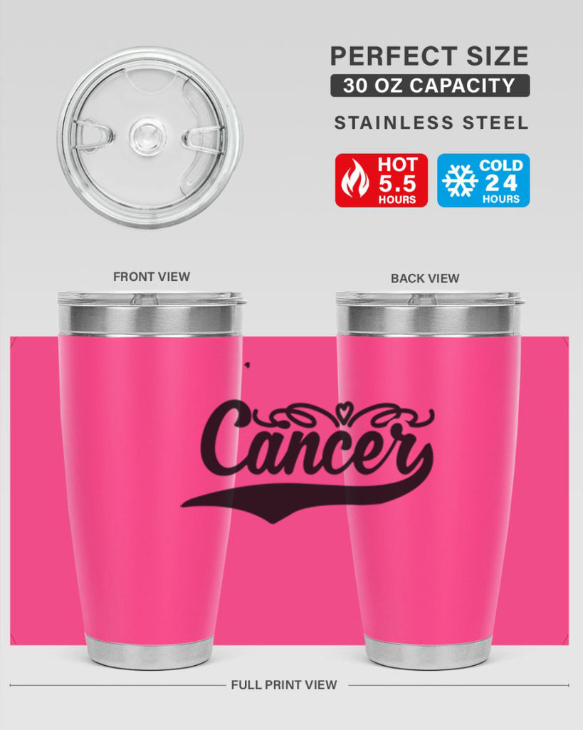 Cancer 155#- zodiac- Tumbler