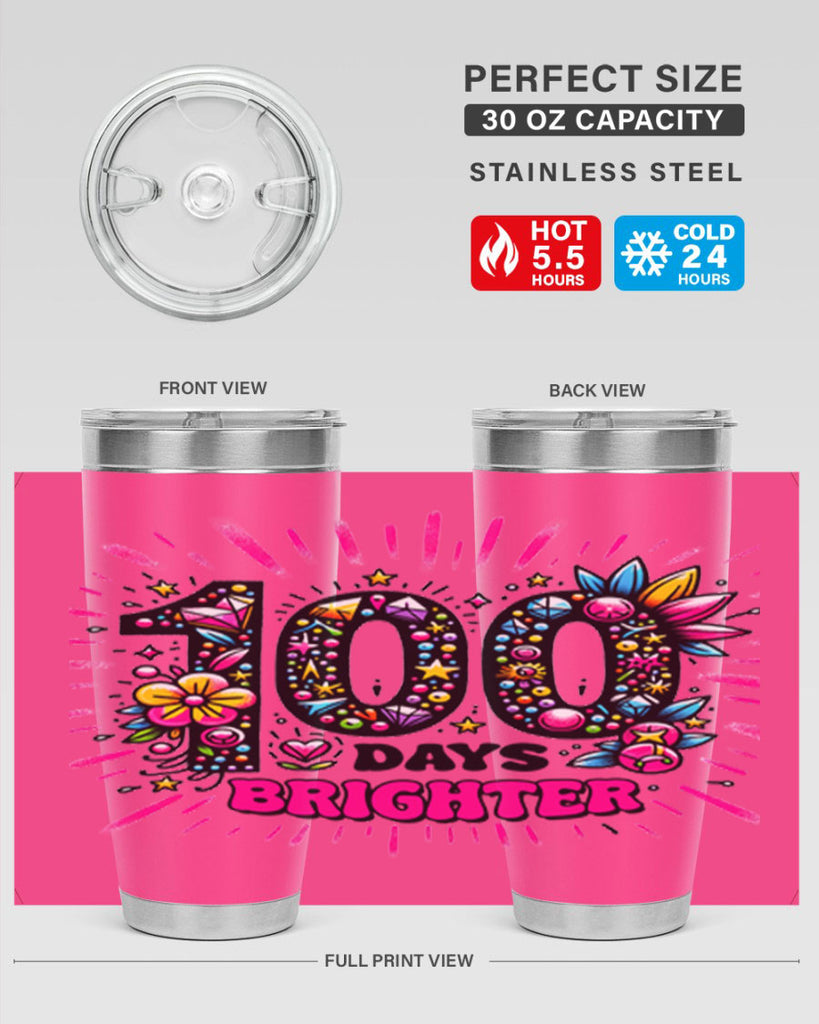 Easy 100 Days of School 50#- 100 days of school- Tumbler