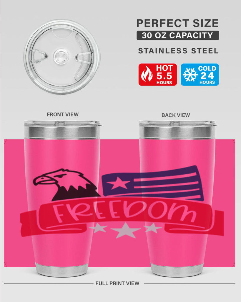 Freedom Style 147#- Fourt Of July- Tumbler