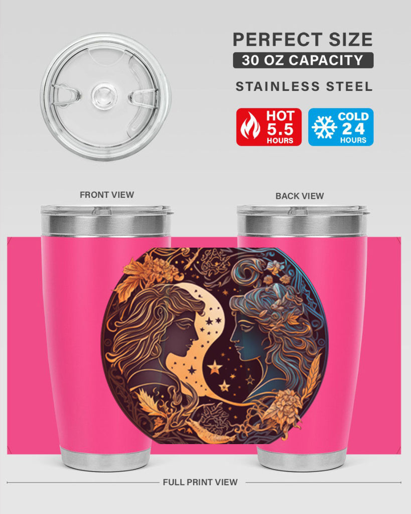 Gemini 216#- zodiac- Tumbler