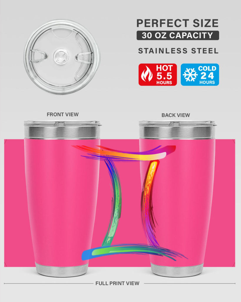 Gemini 222#- zodiac- Tumbler