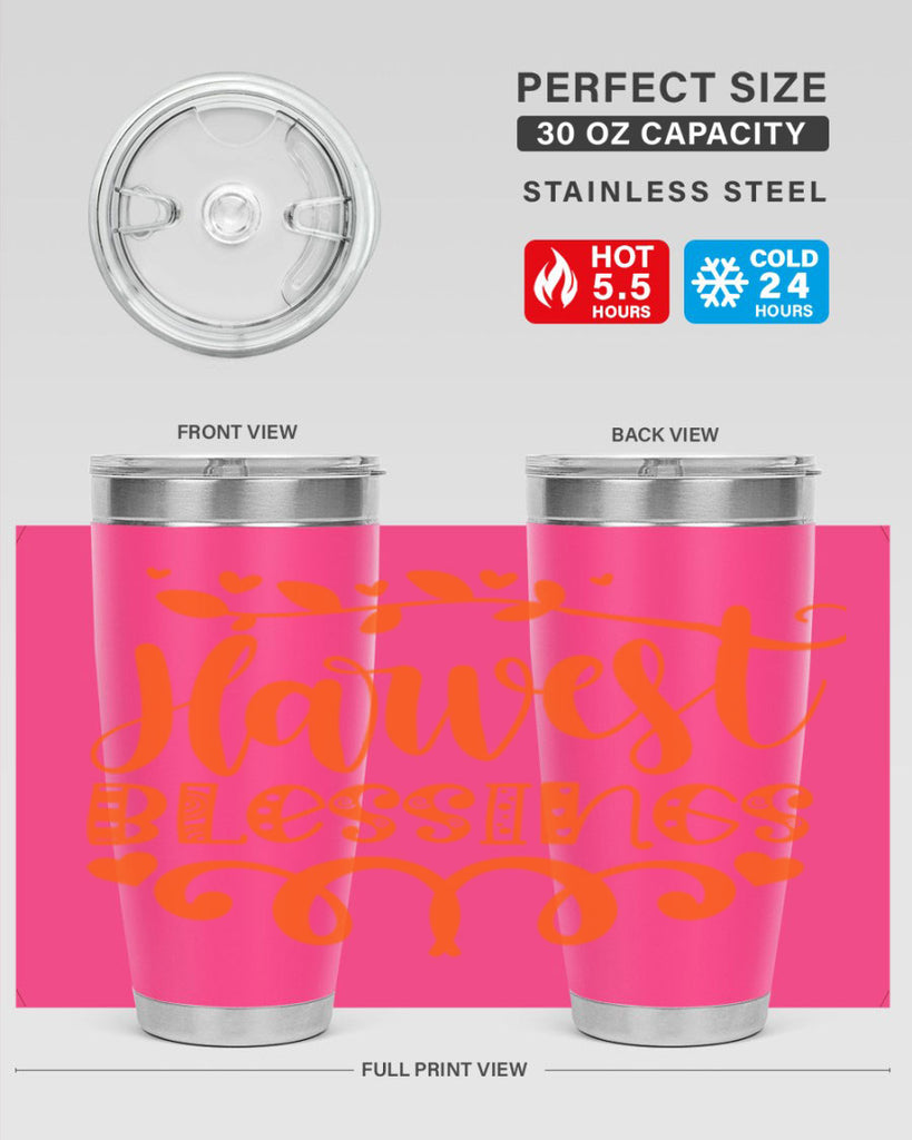 Harvest Blessings 266#- fall- Tumbler