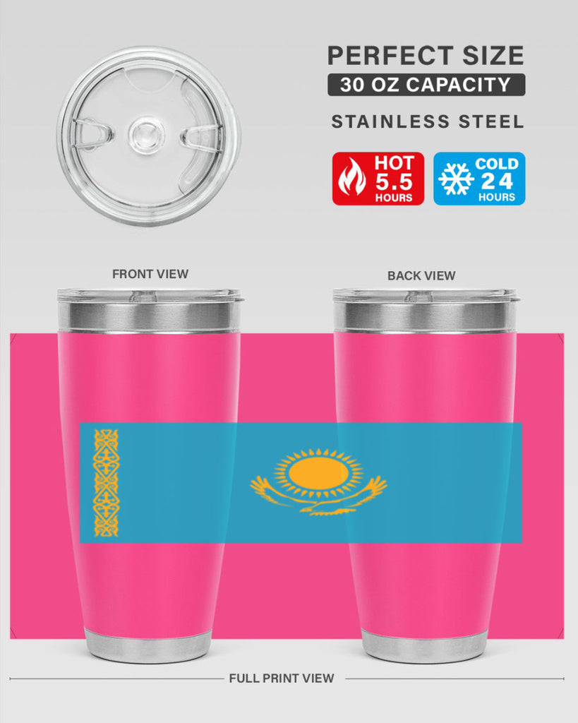 Kazakhstan 111#- world flags- Tumbler