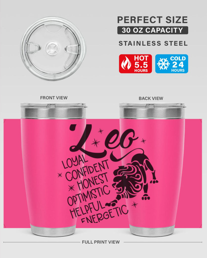 Leo 282#- zodiac- Tumbler