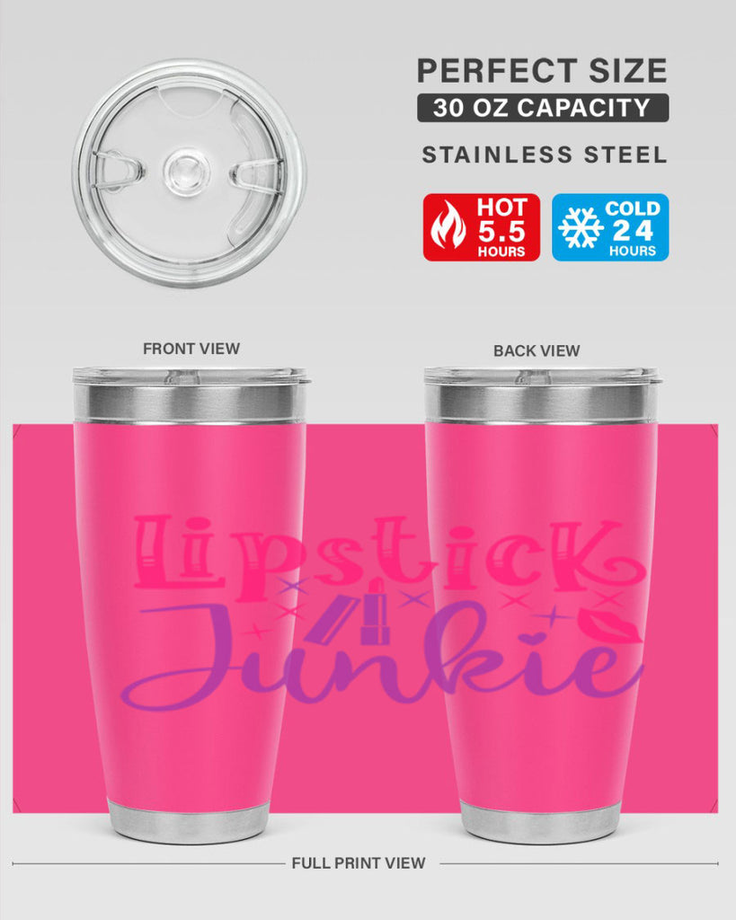 Lipstick Junkie Style 228#- make up- Tumbler