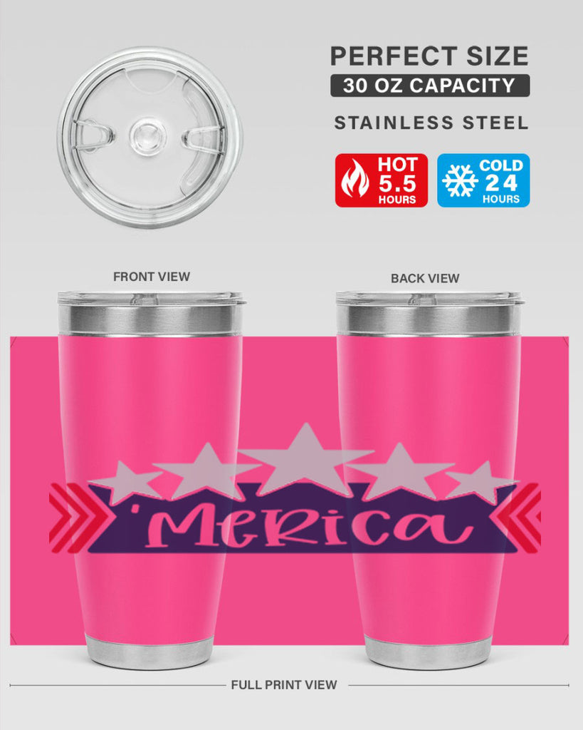 Merica Style 135#- Fourt Of July- Tumbler