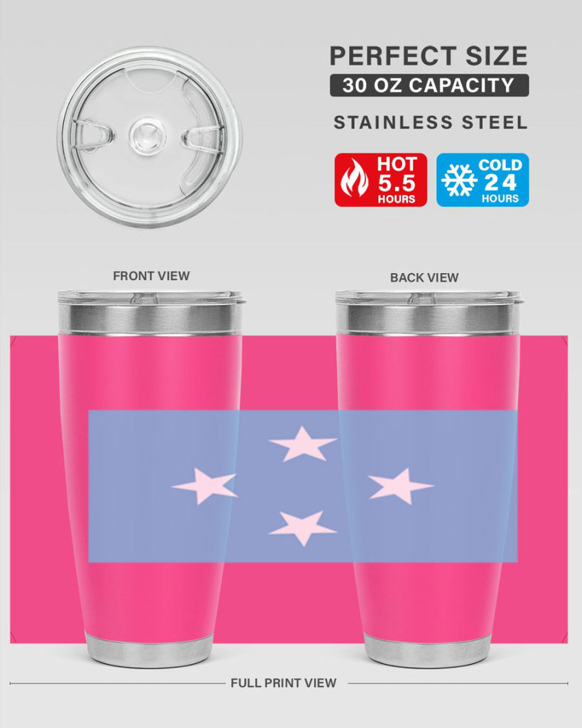 Micronesia 86#- world flags- Tumbler