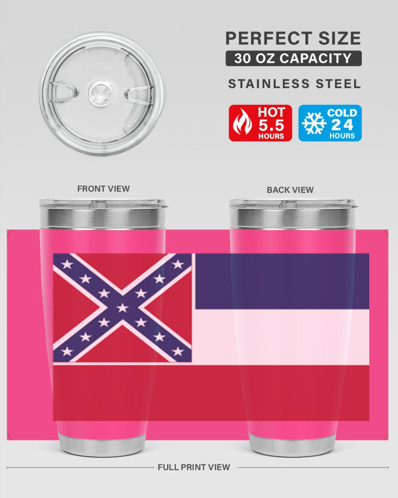 Mississippi 28#- Us Flags- Tumbler