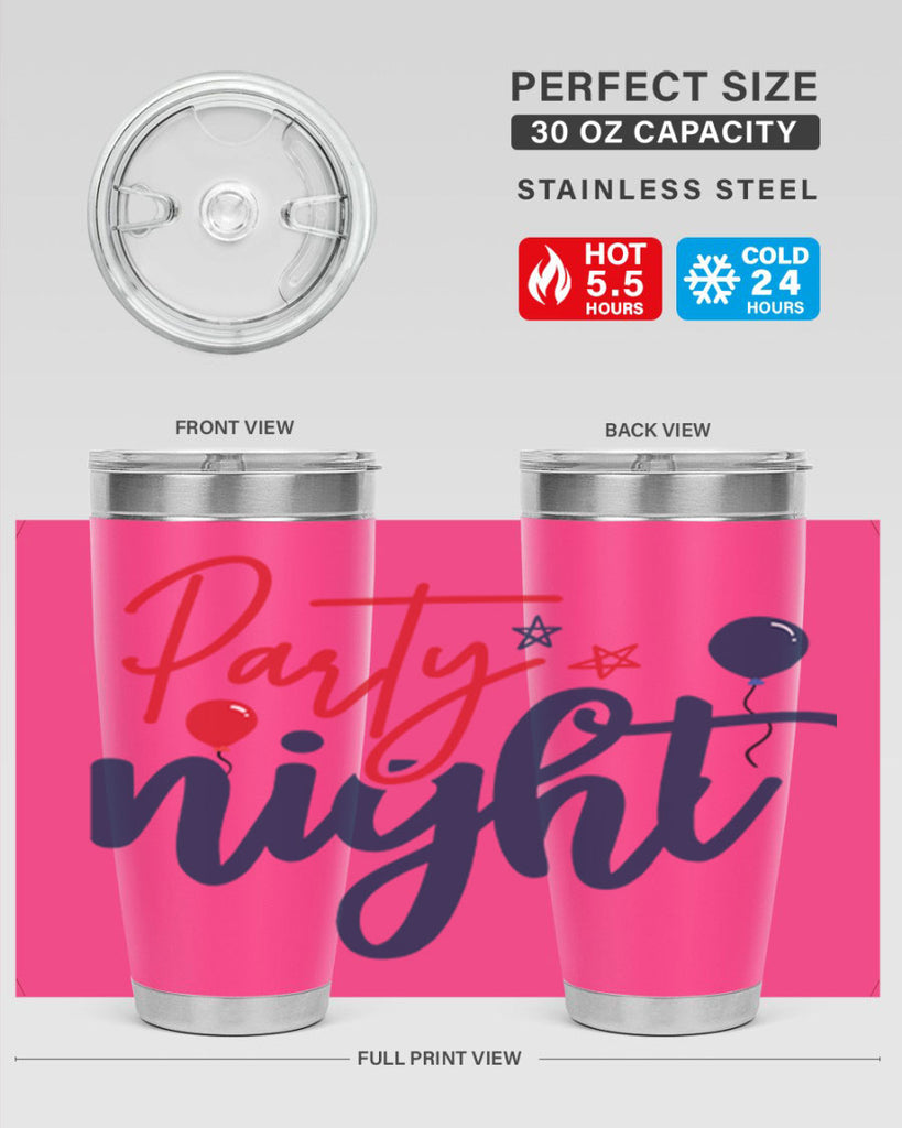 Party Night Style 84#- Fourt Of July- Tumbler