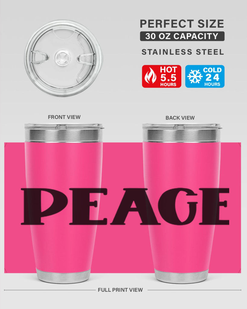 Peace Style 40#- St Patricks Day- Tumbler