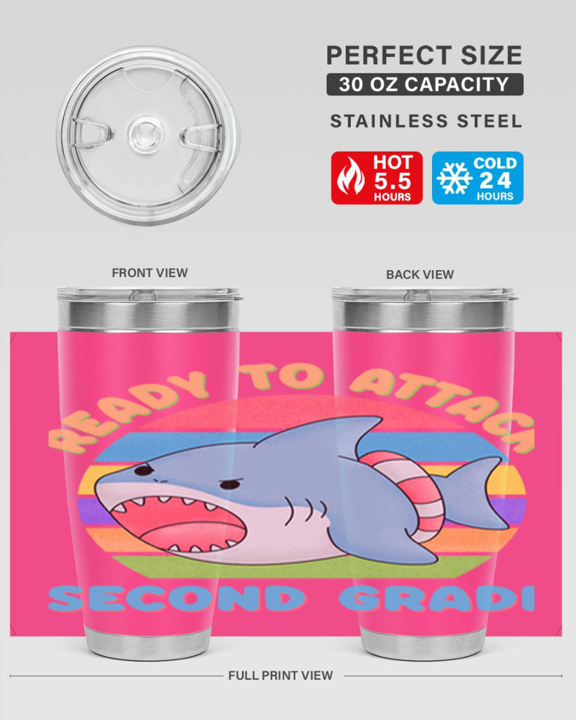 Ready to Attack 2nd Grade 19#- second grade- Tumbler