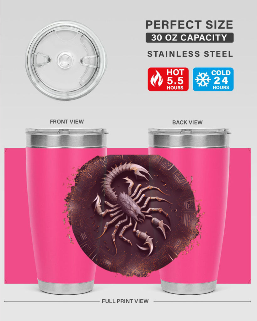Scorpius 467#- zodiac- Tumbler