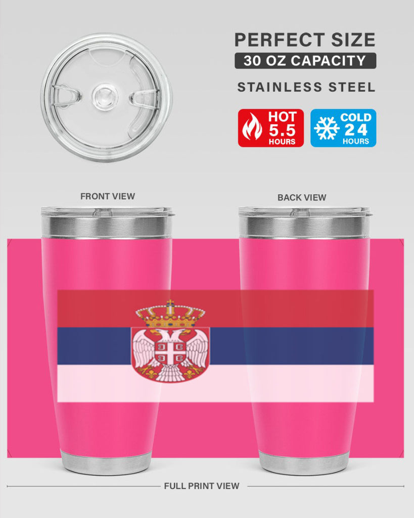 Serbia 44#- world flags- Tumbler