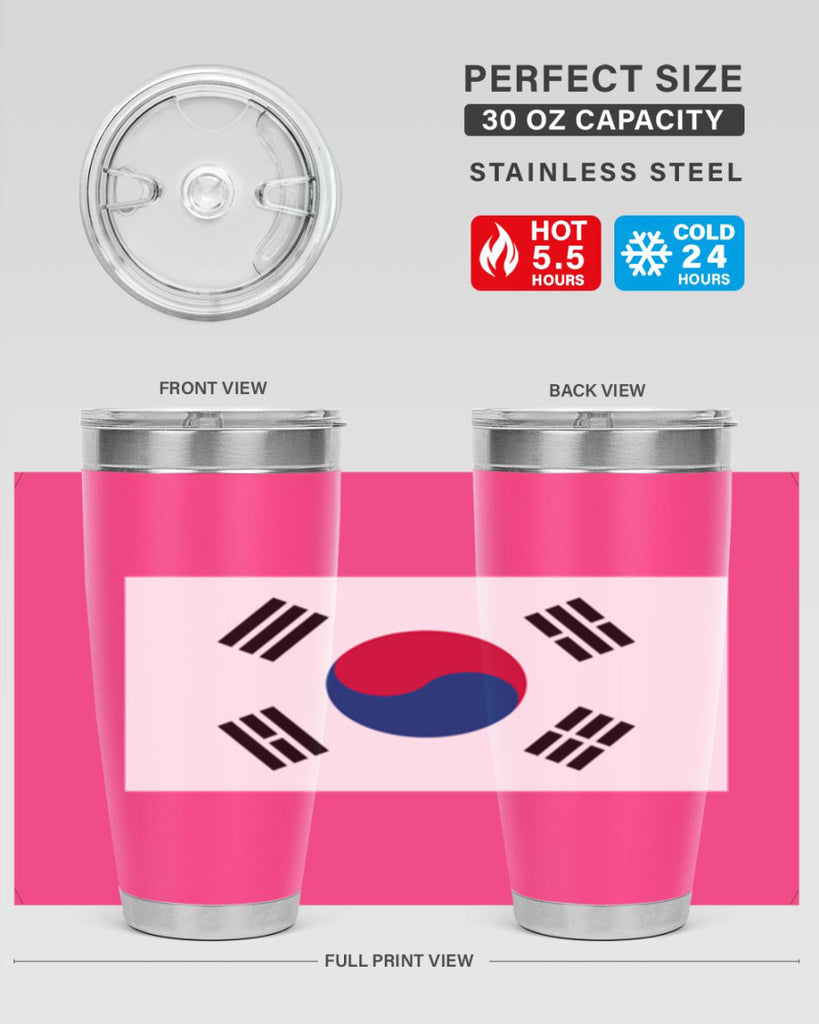 South Korea 35#- world flags- Tumbler