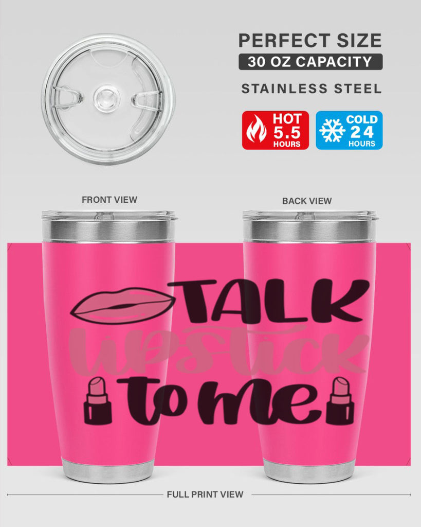 Talk Lipstick To Me Style 15#- make up- Tumbler