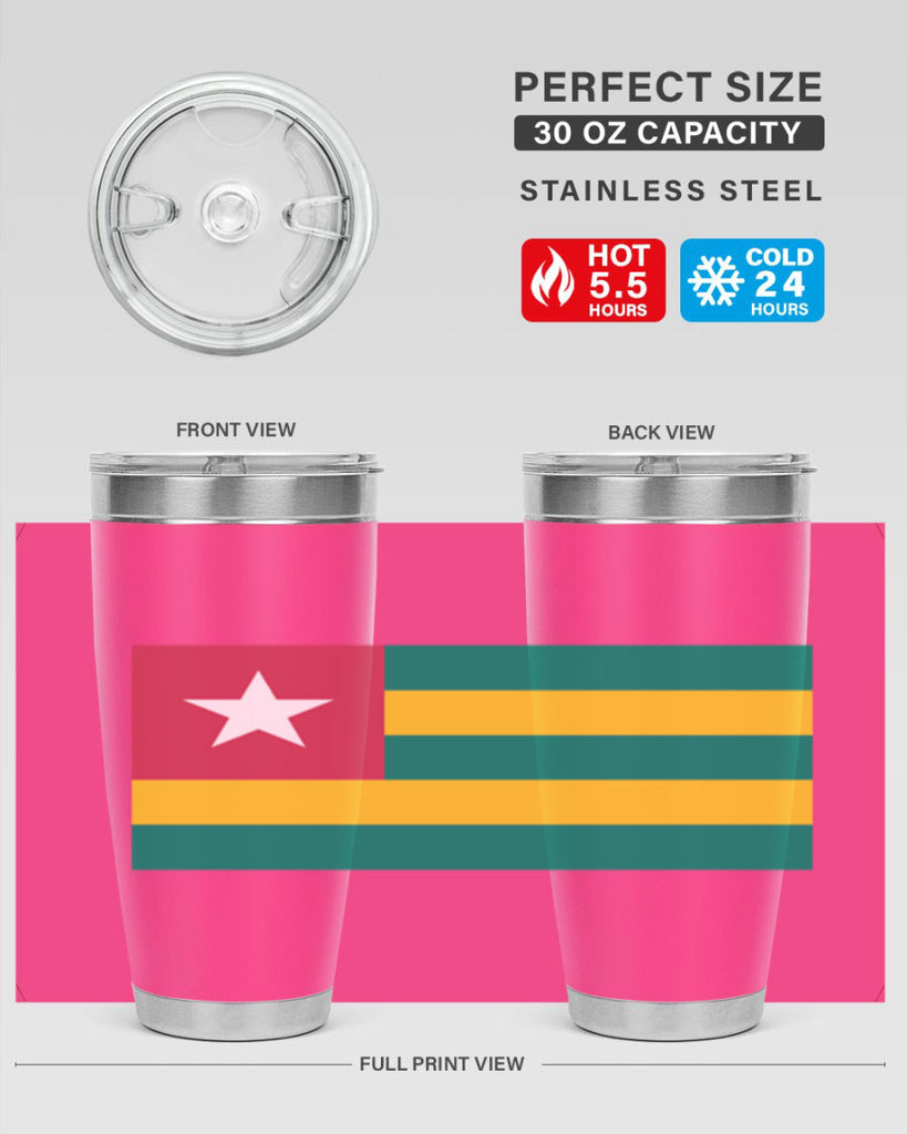 Togo 21#- world flags- Tumbler