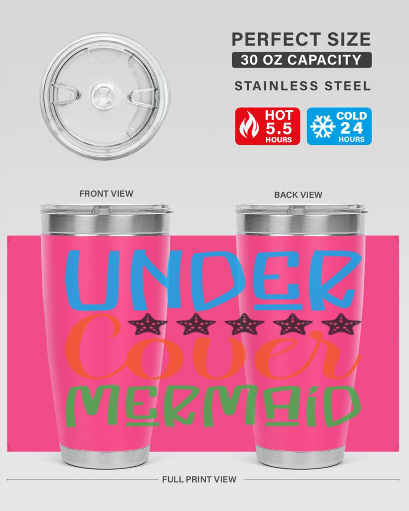 Under Cover Mermaid 648#- mermaid- Tumbler