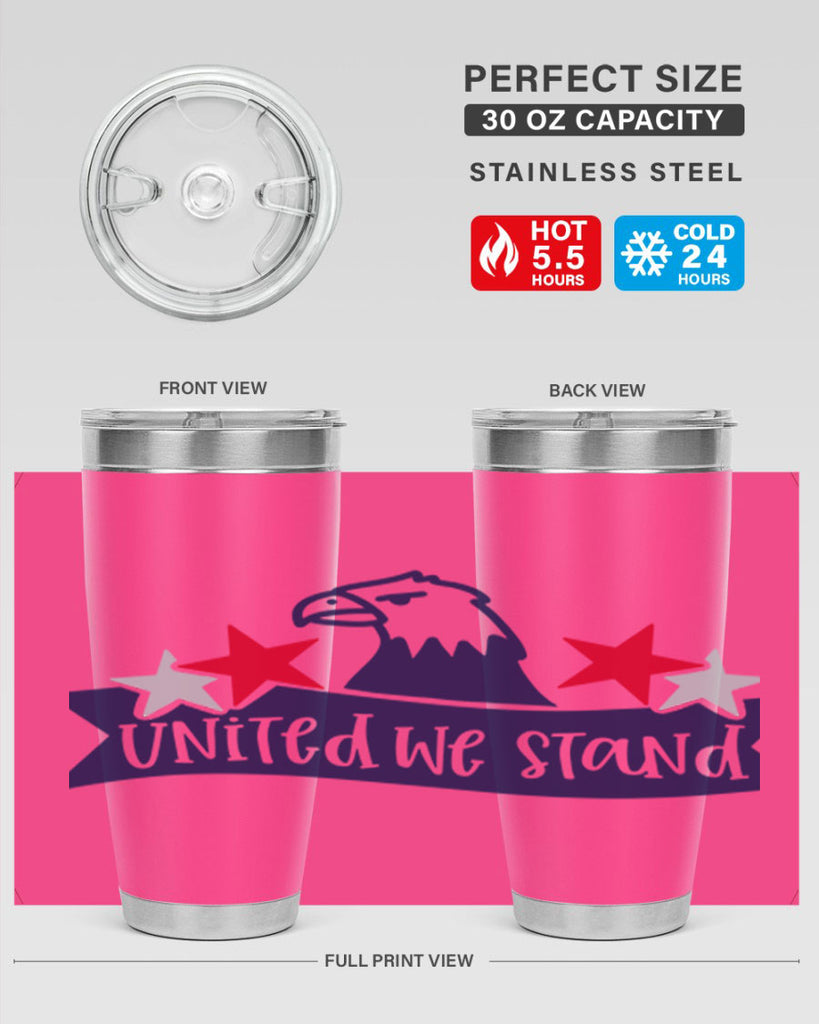 United We Stand Style 178#- Fourt Of July- Tumbler