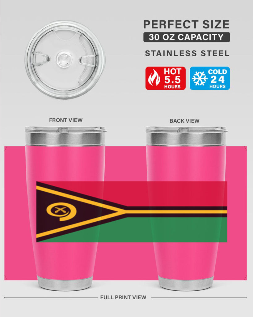 Vanuatu 7#- world flags- Tumbler